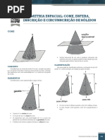 19 Geometria Espacial Cone Esfera, Inscrição e Circunscrição de Solidos