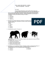 Soal USP BIOLOGI LINTAS