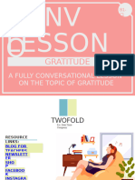 Convo Lesson - Gratitude