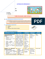 D1 A3 SESION TUT. Cuido Mi Escuela, Cuido Mi Barrio