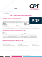 Nominee Form DC