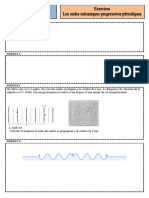 Serie Dexercices Ondes Mecaniques Progressives Periodiques