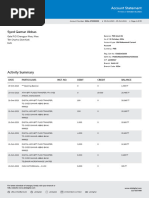 Account Statement