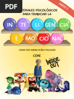 Materiales para Trabajar La INTELIGENCIA EMOCIONAL Con INSIDE OUT - Marina Muñoz Psicología