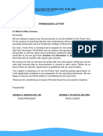 PERMISSION LETTER - Power