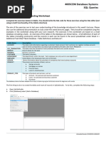 Lab - SQL Queries Worksheet-2