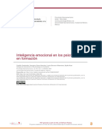 Inteligencia Emocional en Los Psicólogos en Formación