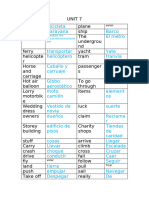 3RD Term Vocabulary 2ND Eso