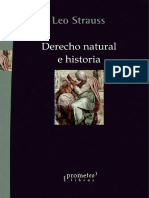 Strauss, Leo. - Derecho Natural e Historia [Ocr] [2014]