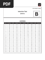 Induction Test (1 To 4) PDF