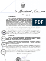 Directiva para El Desarrollo Del Año Escolar 2012 - RM-0622-2011-ED