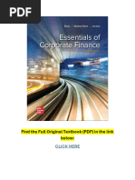 Essentials of Corporate Finance 11th Edition Textbook