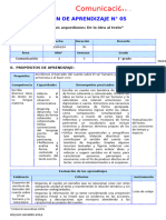 SESIÓN 5 - Cuentos Arguedianos de La Idea Al Texto - COM 1°