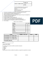 Formato de La Evaluación de La Inducción