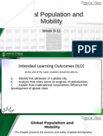 Week 9 Global Population and Mobility Global City