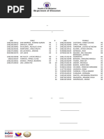 Class List S.Y. 24 25 GRADE9