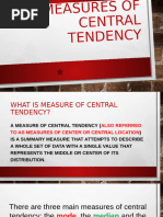 Measures of Central Tendency 1