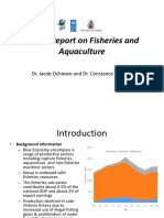 Sector Report On Fisheries and Aquaculture: Dr. Jacob Ochiewo and Dr. Constance Gikonyo