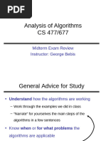 Midterm Exam Review