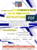 Predimensionamiento de Elementos Estruct