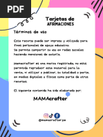 Tarjetas de Afirmaciones