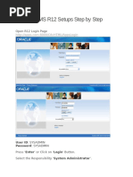 Oracle HRMS R12 Setups Step by