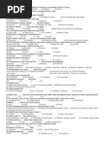 Chemistry MCQ