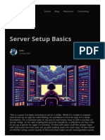 Server Setup Basics