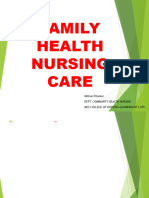 Family Health Nursing Care