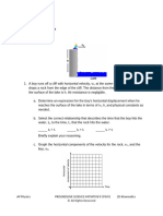 Ap Phys1 - Kinematics 2d Ap Style Free Response Questions - 2023 12 13