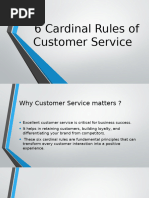 6 Cardinal Rules of Customer Service