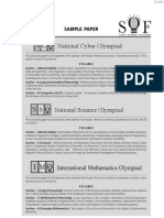 National Cyber Olympiad: Sample Paper