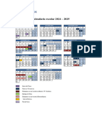 Calendario Anual 1º