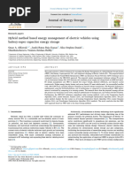 Hybrid Method Based Energy Management of Electric Vehicles Using