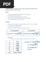 Geometric Mean