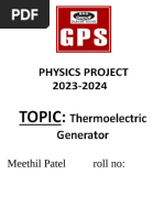 Physics Project 2023-24