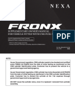 Fronx CNG Supplementary Manual 99011M74TC0 74E PDF