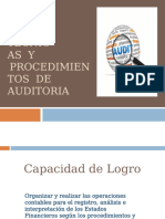 TECNICAS Y PROCEDIMIENTO DE Auditoria