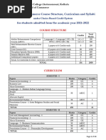 BCom Curriculum Syllabus 2021