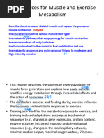 Fuel Sources For Muscle and Exercise Metabolism 2