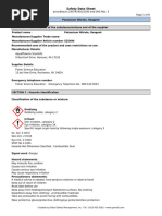 MSDS Sheet For Potassium Nitrate