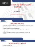 Lecture 01 (Fundamentals of Corporate Finance)