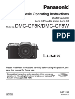 Dmc-Gf8K/Dmc-Gf8W: Basic Operating Instructions