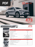 Ficha Tecnica BAIC X75 PDF