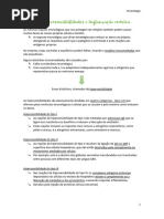 Resumo Alergias, Hipersensibilidades e Inflamação Crónica