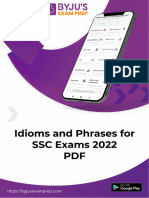 100+ Idioms and Phrases For SSC PDF (Download Link) 1652477337372