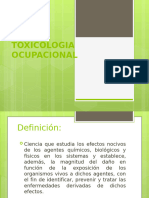 Toxicologia Ocupacional