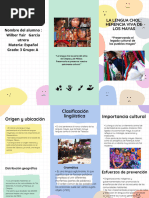 Folleto Tríptico Salud Mental Orgánico Divertido Colorido PDF