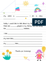 Bright Cheerful Crayon Doodle Illustrative Thank You Letter For Teacher