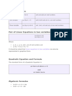 Linear Equations